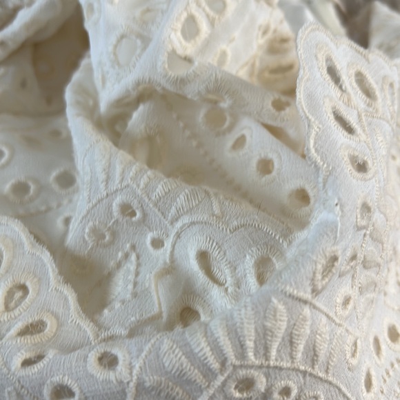 Saylor Ivory Eyelet off the Shoulder dress - Picture 9 of 12